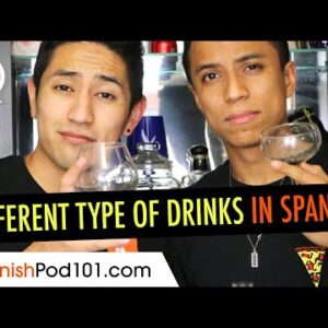 How to Talk about Beverages in Spanish