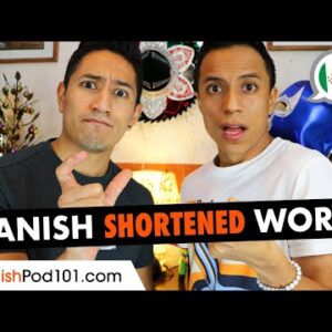 Apocopation in Spanish: most common examples of shortened words