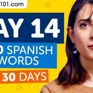 Day 14: 140/300 | Learn 300 Spanish Words in 30 Days Challenge