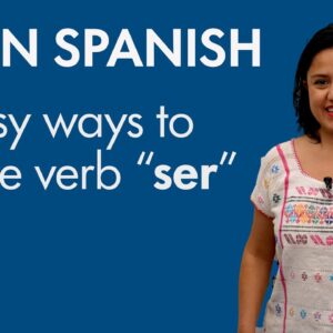 Learn Spanish: When to use  SER -- SOY, ERES, ES, SOMOS, SON