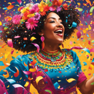 An image showcasing the essence of "Chípil'" – a word that embodies vibrant joy and exuberance