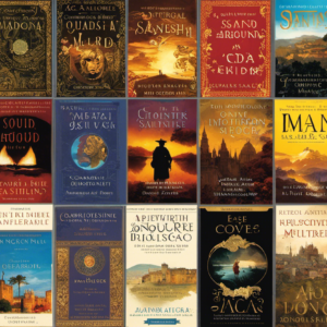 An image showcasing a vibrant, diverse collection of Spanish audio books, each cover exquisitely depicting different genres, from captivating historical sagas to thrilling mysteries, inviting readers to explore the world of literature through sound